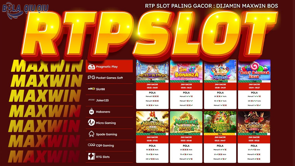 Nikmati RTP Tinggi di BolaQiuQiu, Situs Slot Favorit Indonesia