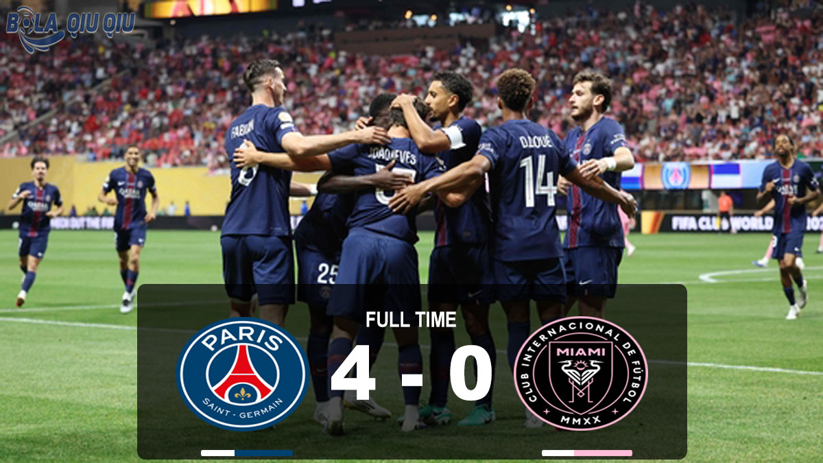 PSG Pesta Gol 4-0, Inter Miami Gagal Tantang Juara Eropa