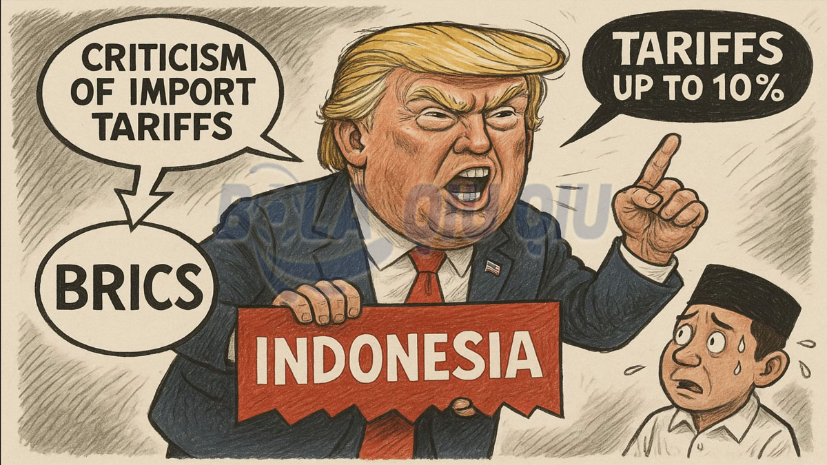Indonesia Dikenai Tarif 32% oleh Trump Setelah Resmi Jadi Anggota BRICS