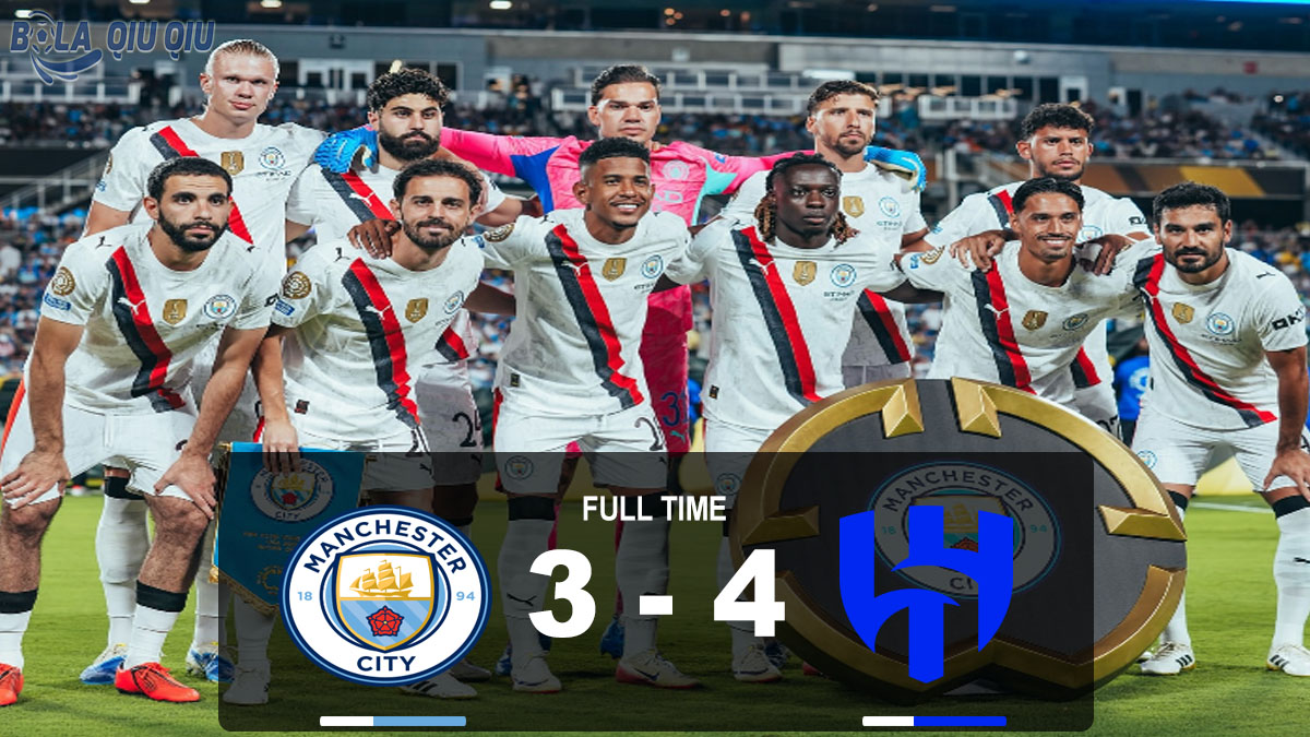 Manchester City Tersungkur Melawan Al Hilal Dengan Skor 3-4
