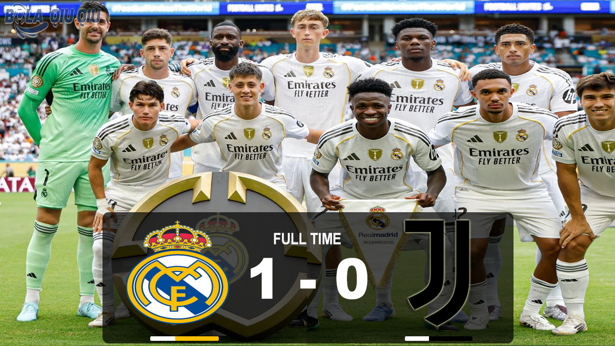 Real Madrid Amankan Tiket Perempat Final Usai Kalahkan Juventus dengan Skor 1-0