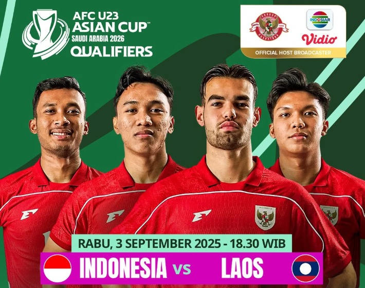 Jadwal AFC Asian Cup U23 Qualification Indonesia vs Laos