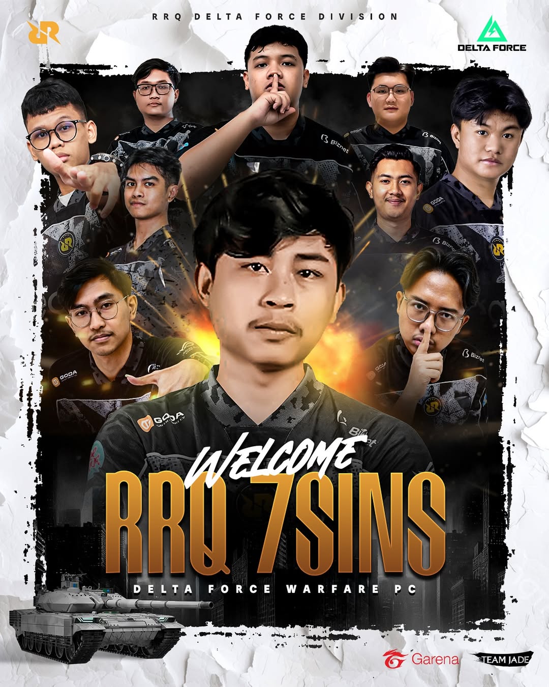 Tambahan Divisi Deltaforce RRQ 7SINS, Siap Mengudara dengan 25 Player